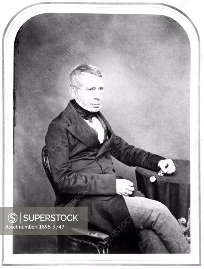 Photograph by Maull & Polyblank of Sir George Biddell Airy (1801-1892), who was Astronomer Royal and director of the Royal Greenwich Observatory from ...