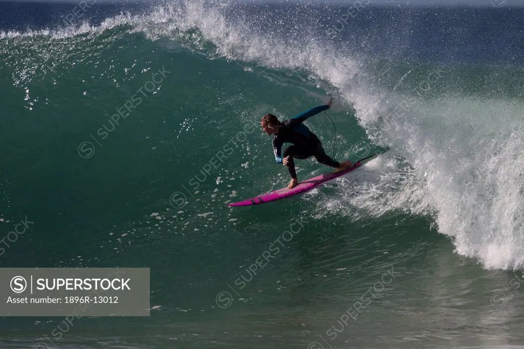 Backside Tube Ridng at Supers, Jeffreys Bay, South Africa