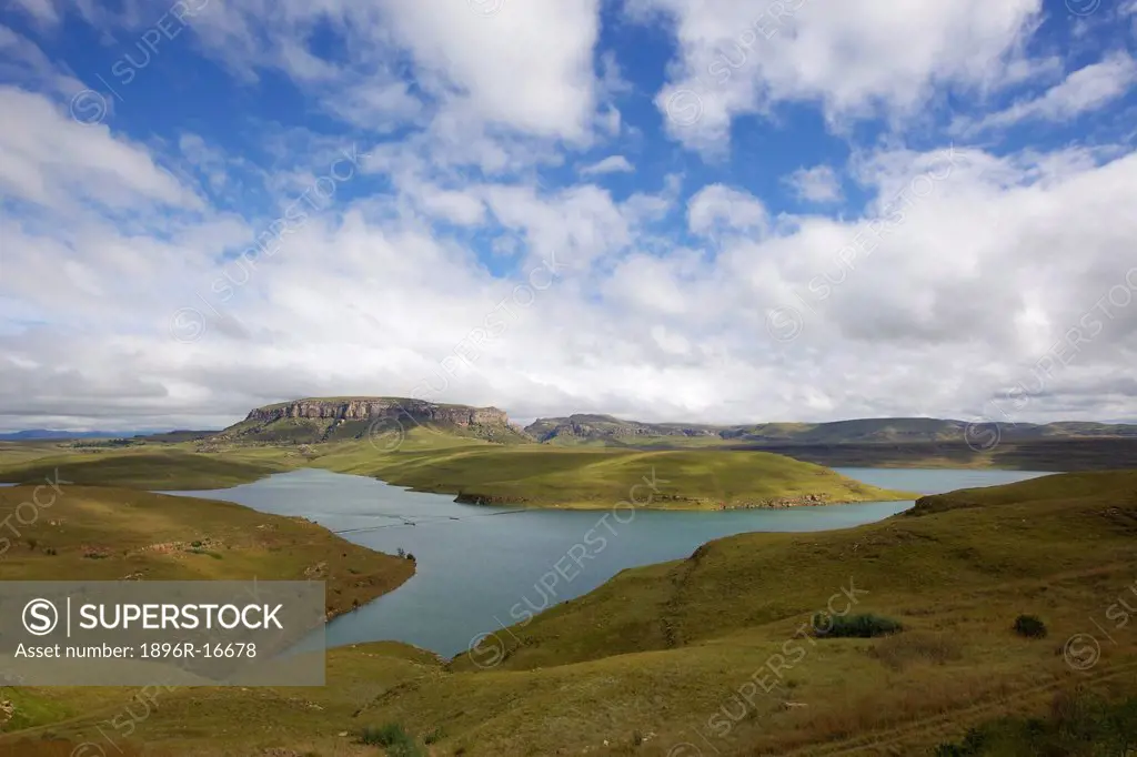 Sterkfontein Dam, Drakensberg pumped_storage scheme, Free State Province, South Africa.