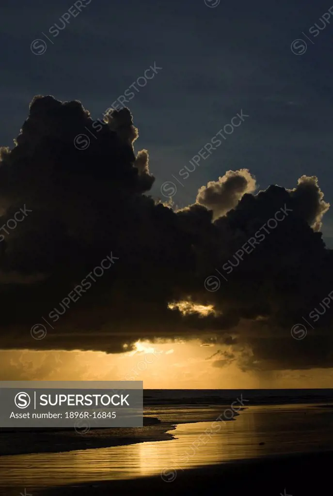 Sunrise over Indian Ocean, Vilanculos, Inhambane Province, Mozambique