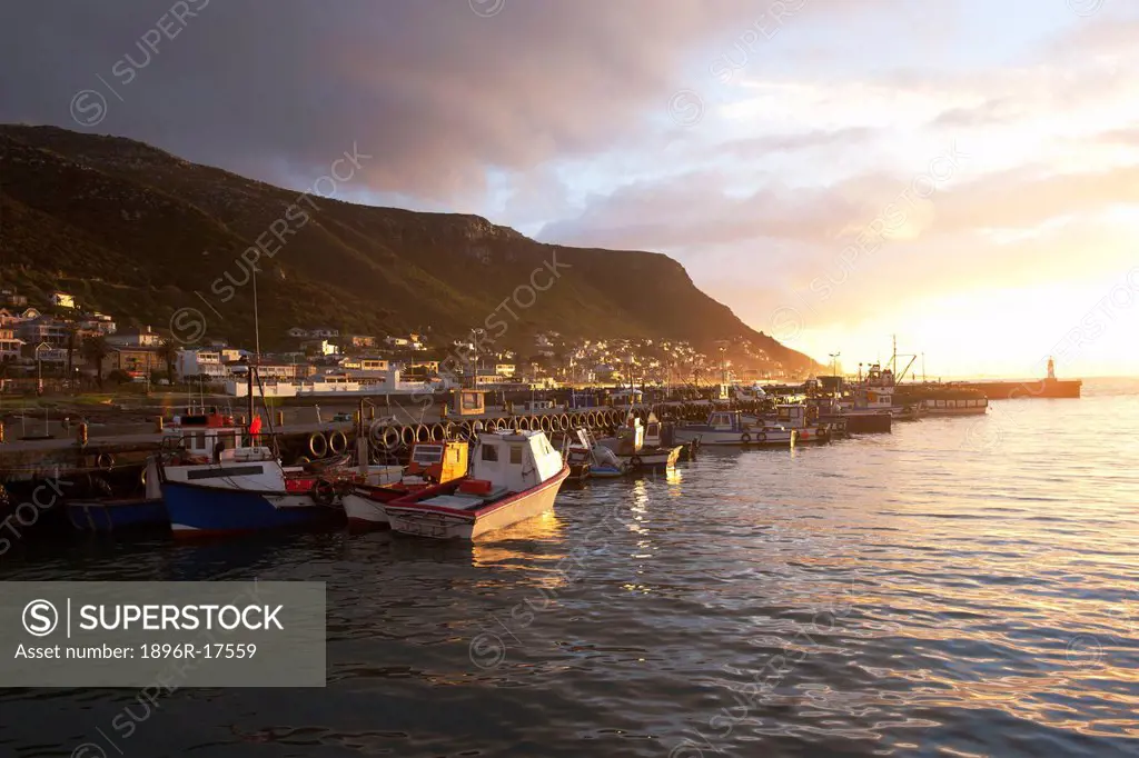 Kalk Bay, a quaint fishing village situated in False Bay on the Western Cape coastline, Cape Town, South Africa