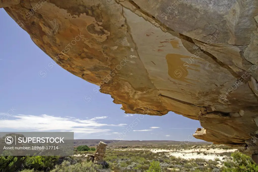 Bushmen rock art in Cederberg Mountains, South Africa