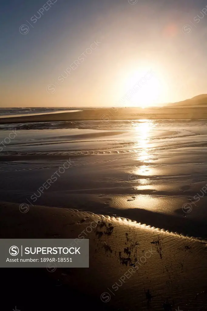 Sunset at Maitlands Beach, Port Elizabeth, Eastern Cape, South Africa