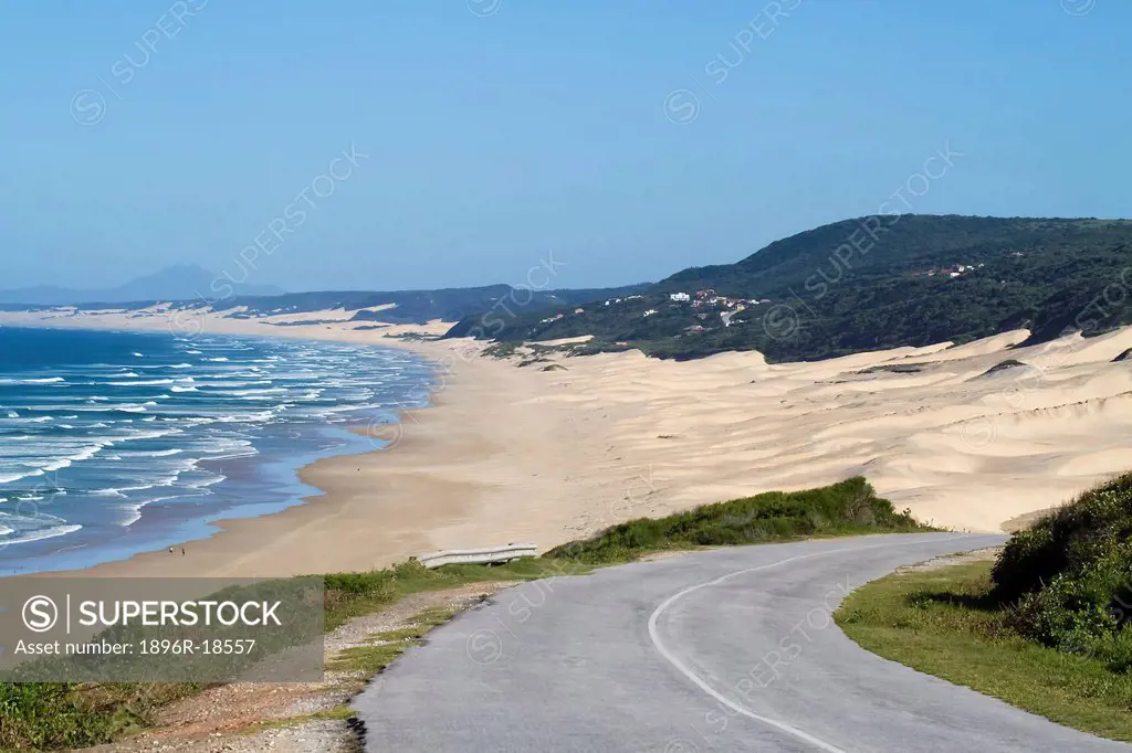 Road taking one to Maitlands Beach, Maitlands Beach, Eastern Cape, South Africa