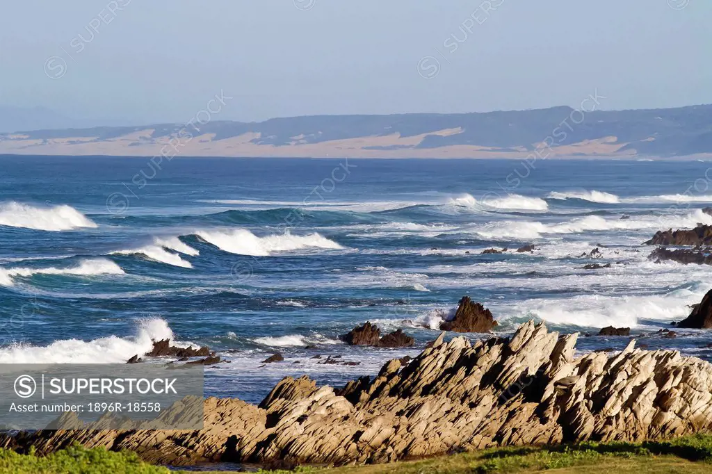 Landscape of Maitlands Beach, Maitlands Beach, Eastern Cape, South Africa