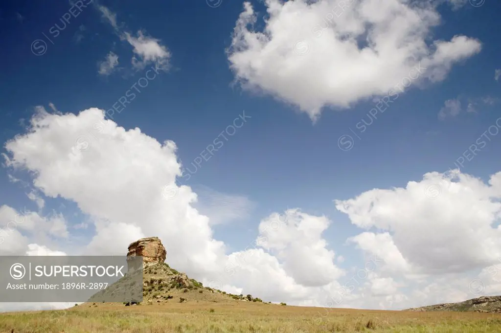 Portrait of a Rock Formation Near Golden Gate National Park  Clarens, Free State Province, South Africa