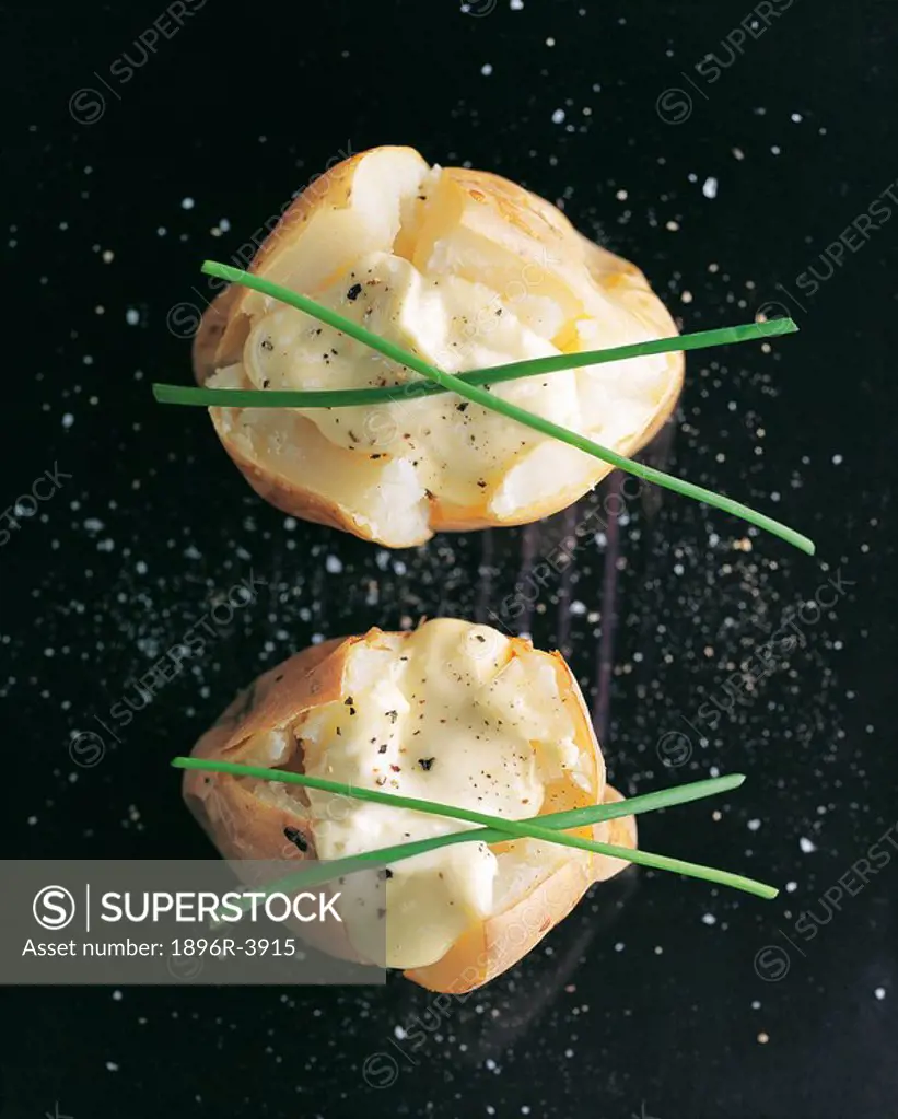 Crispy Baked Potatoes with Garlic Mayonnaise  Studio Shot