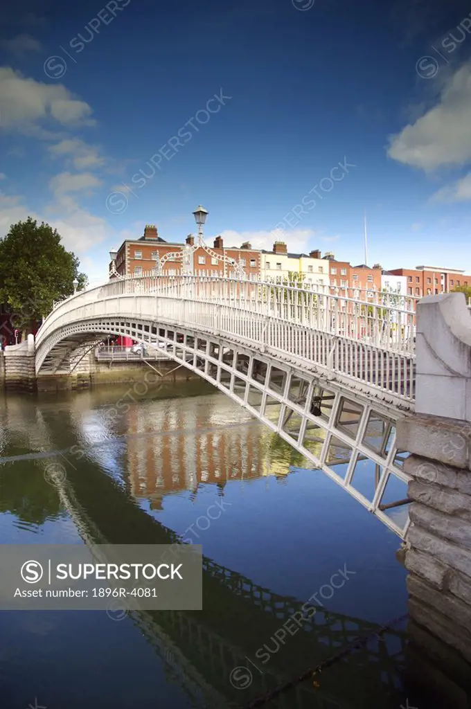 City Bridge Over the River Liffey  Dublin, Republic of Ireland