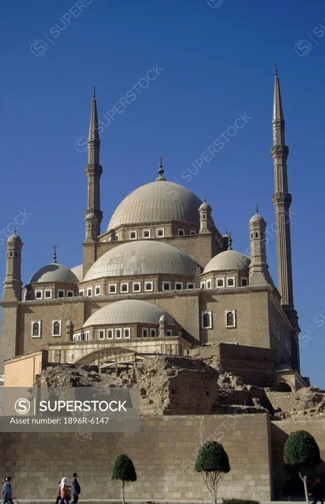 Muhammed Ali Mosque - Low Angle View  Cairo, Egypt