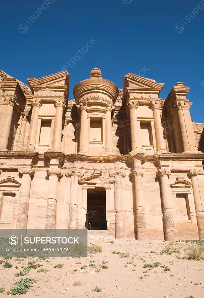 Stone Ruins of the Old Nabatean Monastery.