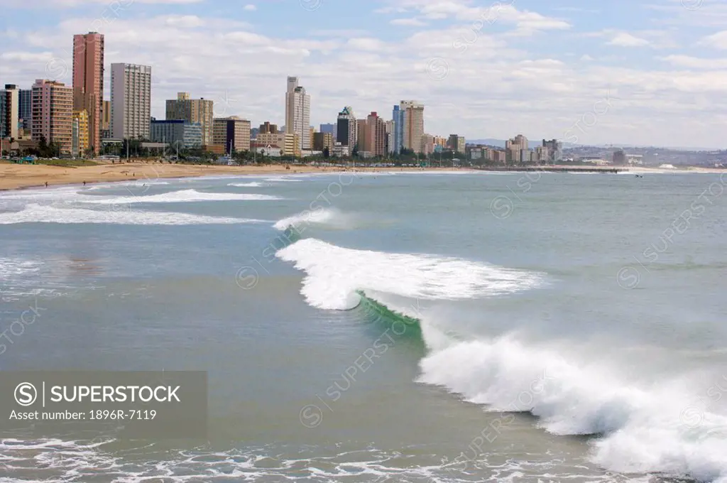 Coastline Scenic  Durban, KwaZulu Natal Province, South Africa