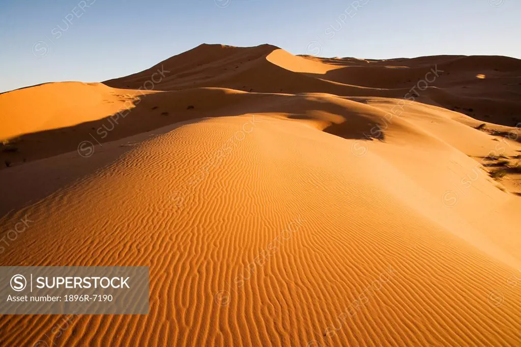 Sahara Desert Landscape  Erg Chebbi, Morocco, North Africa