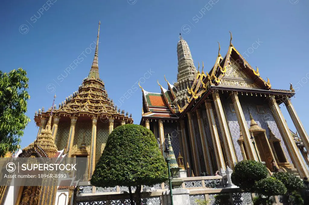 Phra Mondop and The Royal Pantheon on Upper Terrace in Grand Palace, Bangkok, Thailand