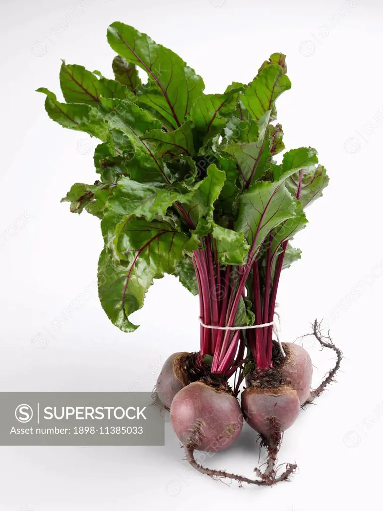 Fresh beetroot with leaves
