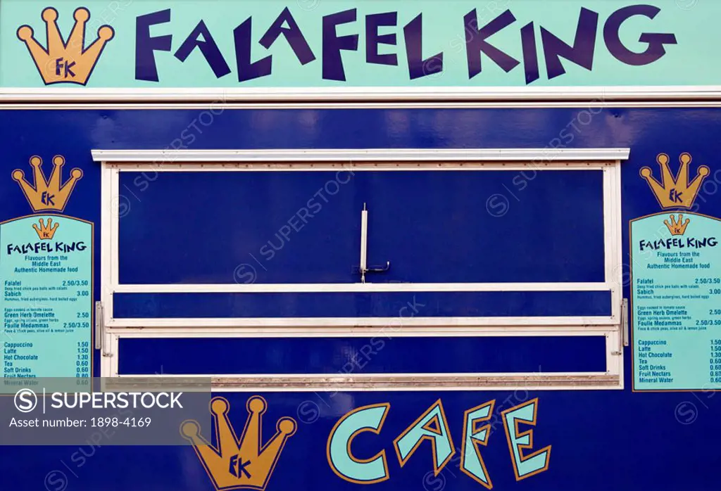 Authentic Middle Eastern food van serving Falafel,