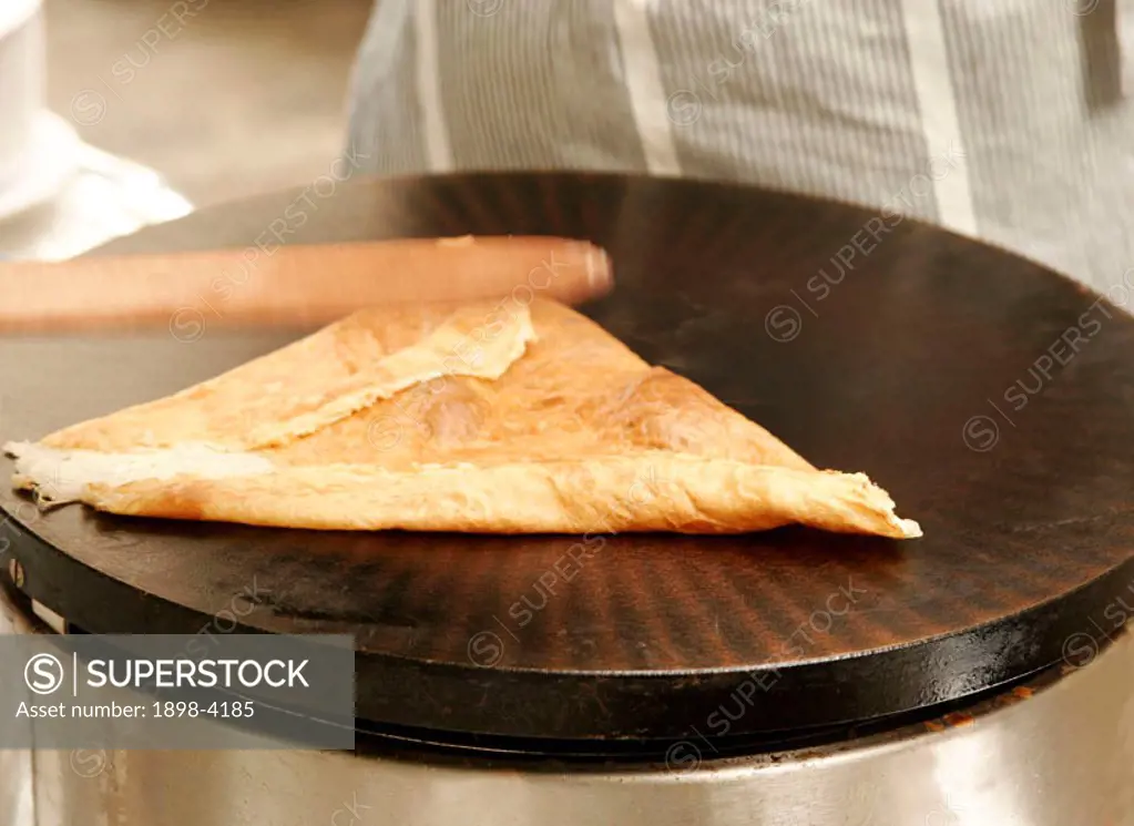 Folding a pancake