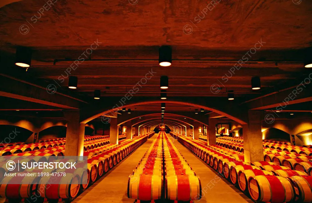 Robert Mondavi Wine Cellar, Napa Valley, California, North America