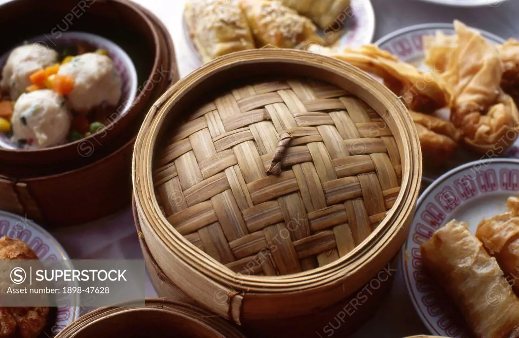 Dim Sum and Bamboo steamer