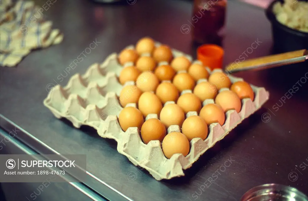 Catering tray of Eggs
