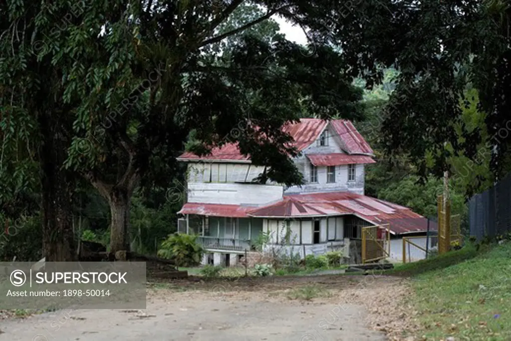 Old Plantation House on St Juan Cocoa Estate, Trinidad, West Indies