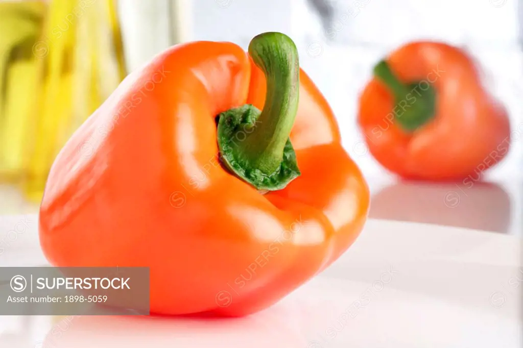 Orange peppers