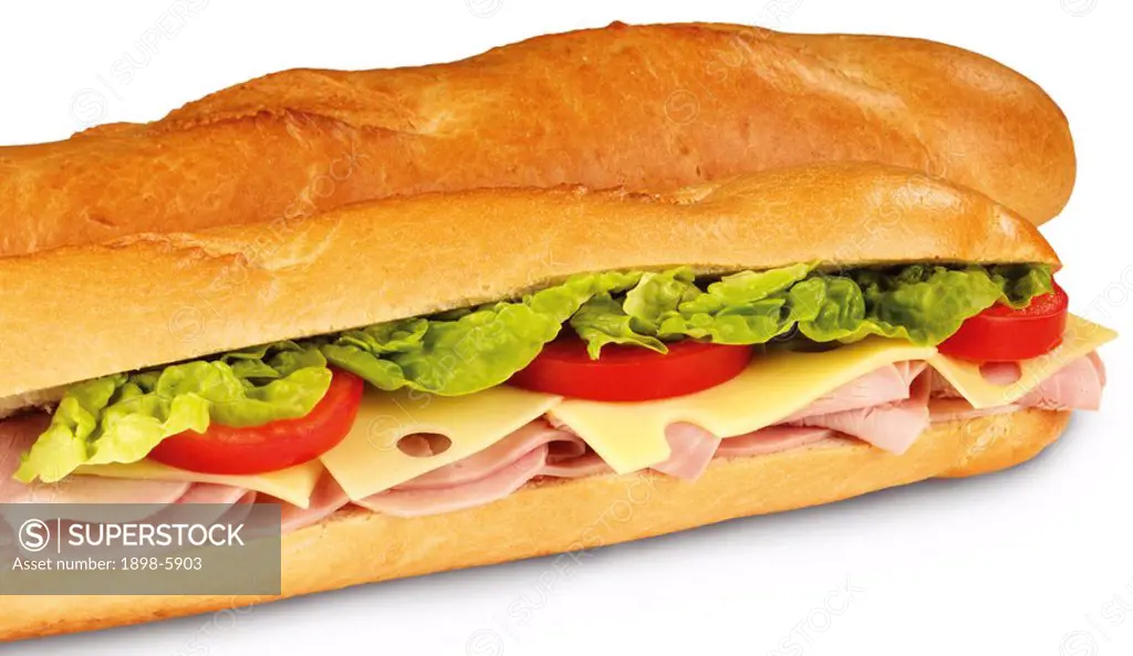 HAM AND CHEESE BAGUETTE