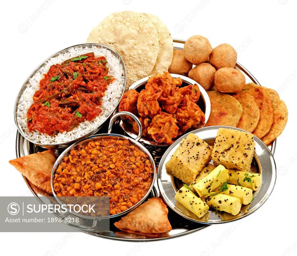 Indian Thali Cut Out