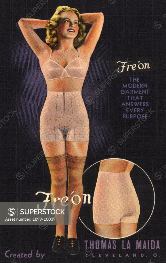 Curvation Bra and Shaping Panty Full Figure 2000s Print Advertisement 2008