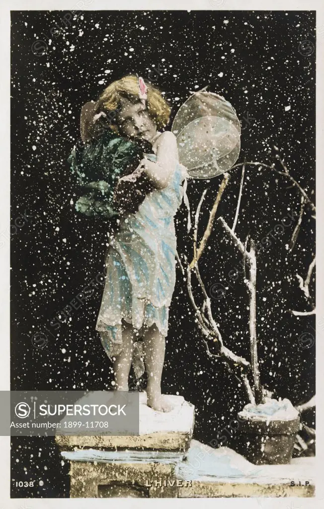 L'Hiver Postcard. ca. 1890-1920, L'Hiver Postcard 
