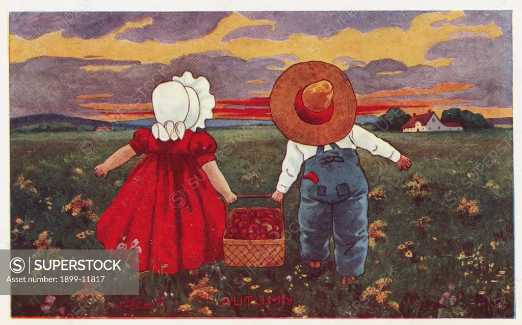 Autumn Postcard. 1906, Autumn Postcard 