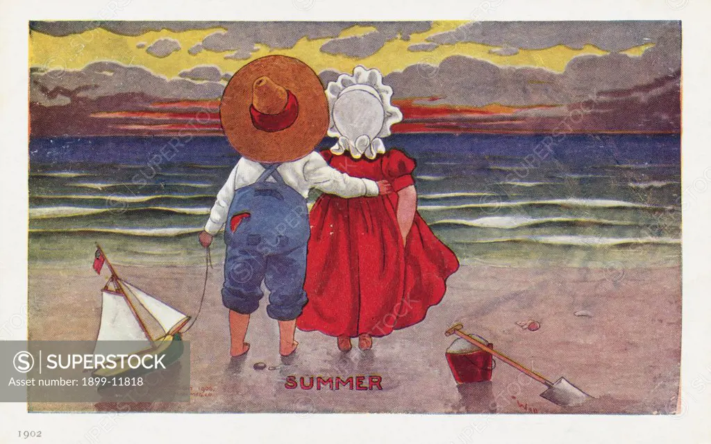 Summer Postcard. 1906, Summer Postcard 