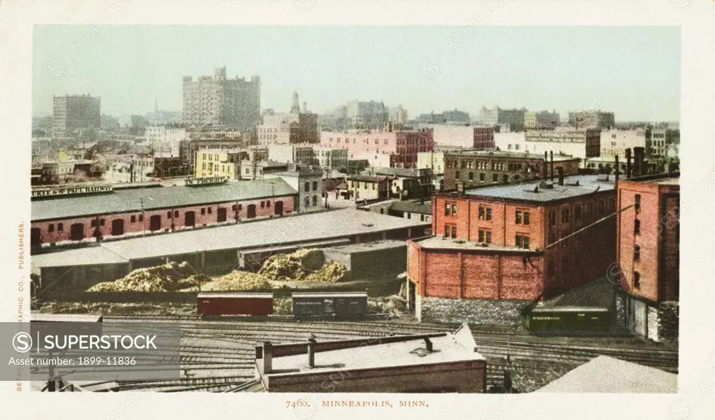Minneapolis, Minn. Postcard. ca. 1903, Minneapolis, Minn. Postcard 