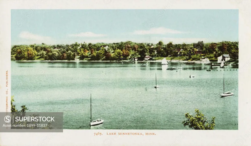 Lake Minnetonka, Minn. Postcard. ca. 1904, Lake Minnetonka, Minn. Postcard 