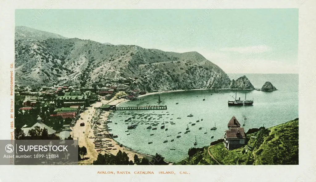 Avalon, Santa Catalina Island Postcard. 1903, Avalon, Santa Catalina Island Postcard 