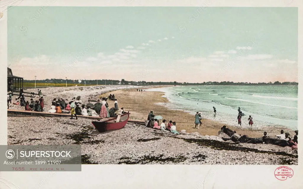 Rye Beach, New Hampshire Postcard. ca. 1903, Rye Beach, New Hampshire Postcard 