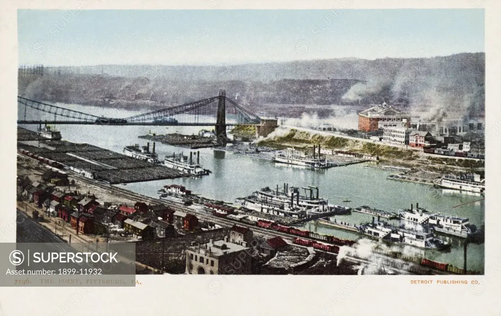 Postcard of the Point in Pittsburgh. ca. 1903, Postcard of the Point in Pittsburgh 
