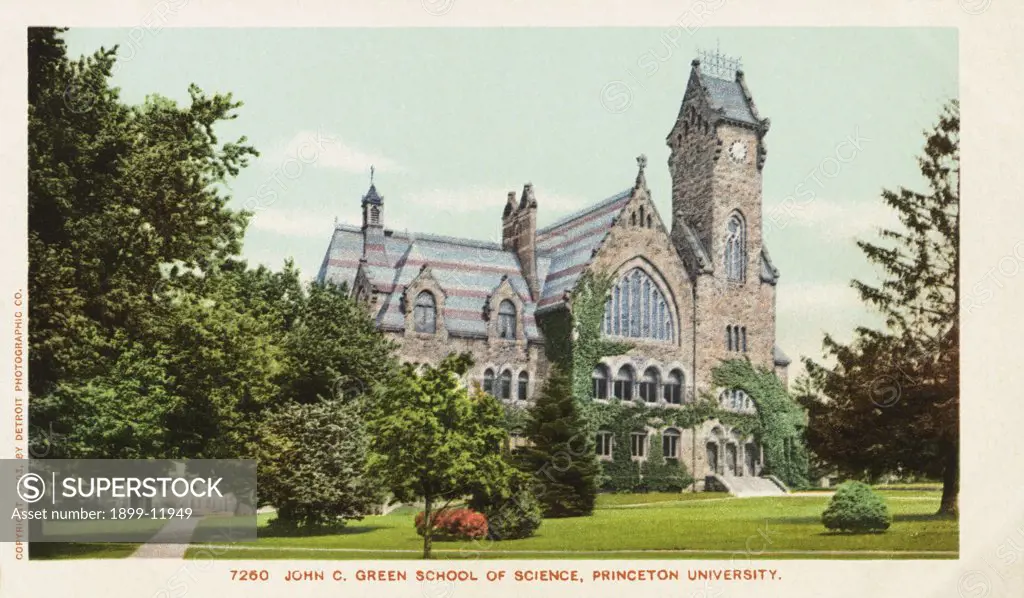 John C. Green School of Design, Princeton University Postcard. 1903, John C. Green School of Design, Princeton University Postcard 