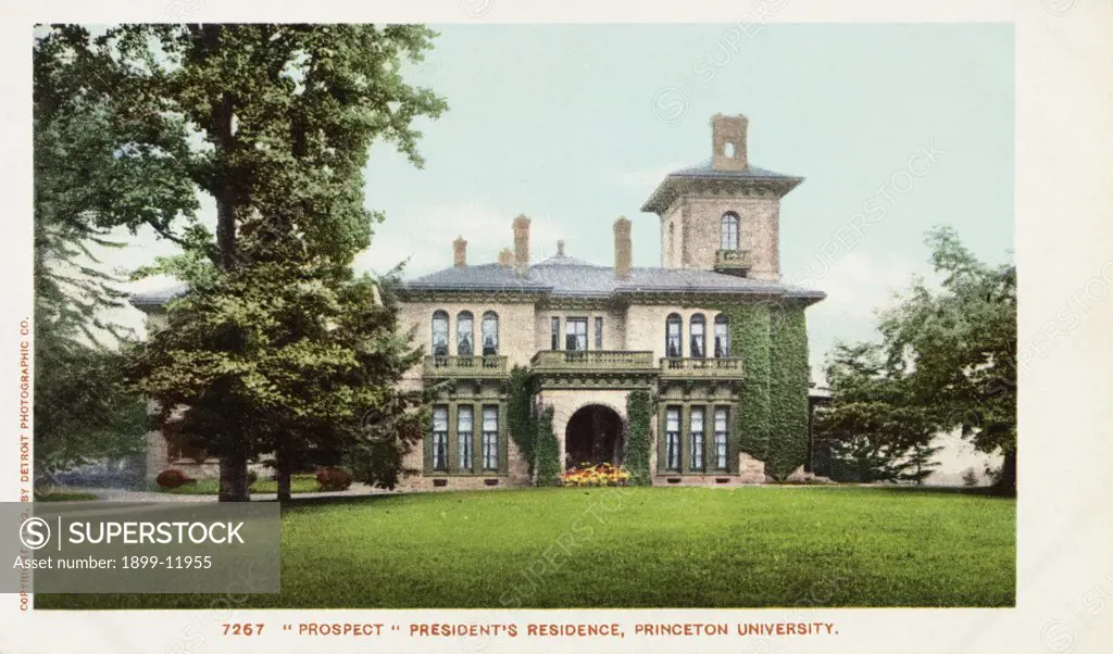 Prospect' President's Residence, Princeton University Postcard. 1903, 'Prospect' President's Residence, Princeton University Postcard 