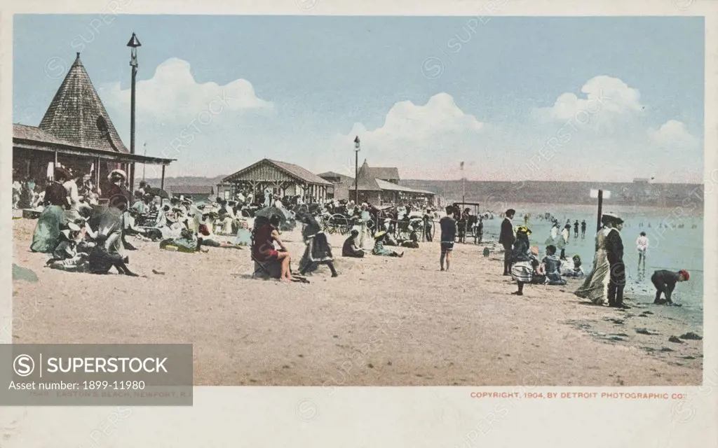 Easton's Beach Postcard. 1904, Easton's Beach Postcard 