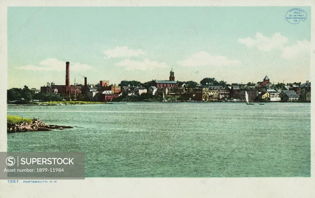 Portsmouth, New Hampshire Postcard. 1904, Portsmouth, New Hampshire Postcard 