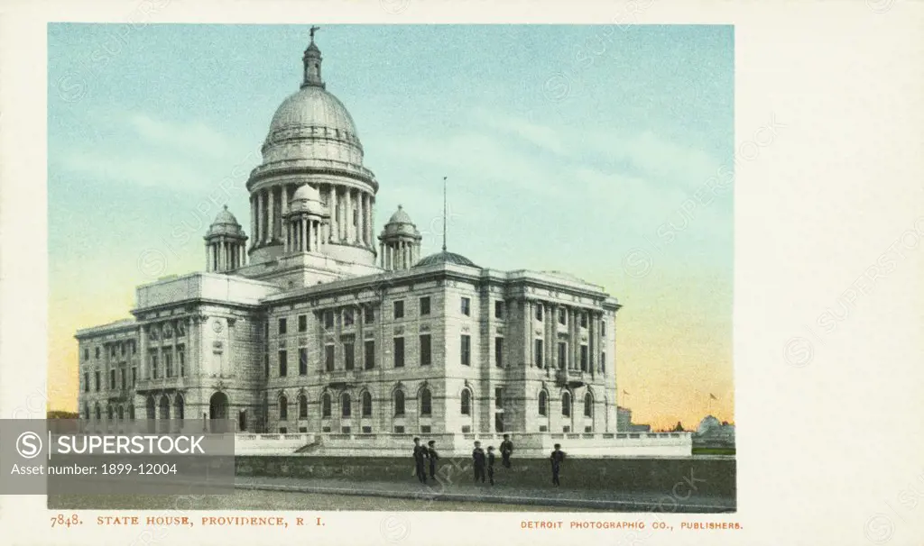 State House, Providence, R.I. Postcard. ca. 1888-1905, State House, Providence, R.I. Postcard 