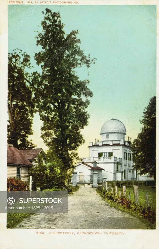 Observatory, Georgetown University Postcard. 1904, Observatory, Georgetown University Postcard 