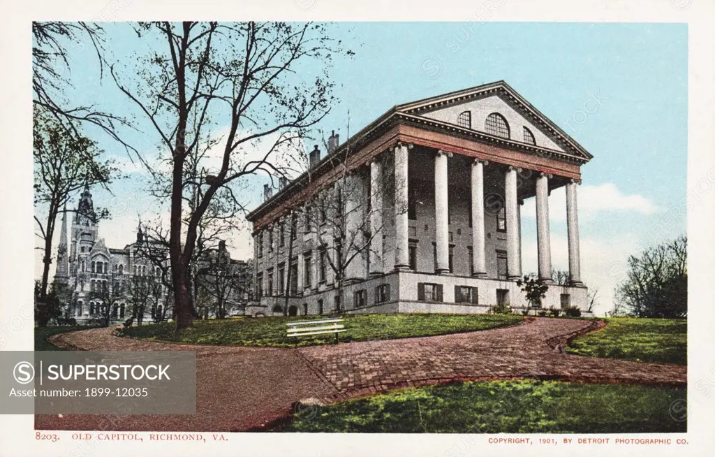 Old Capitol, Richmond, VA Postcard. 1901, Old Capitol, Richmond, VA Postcard 