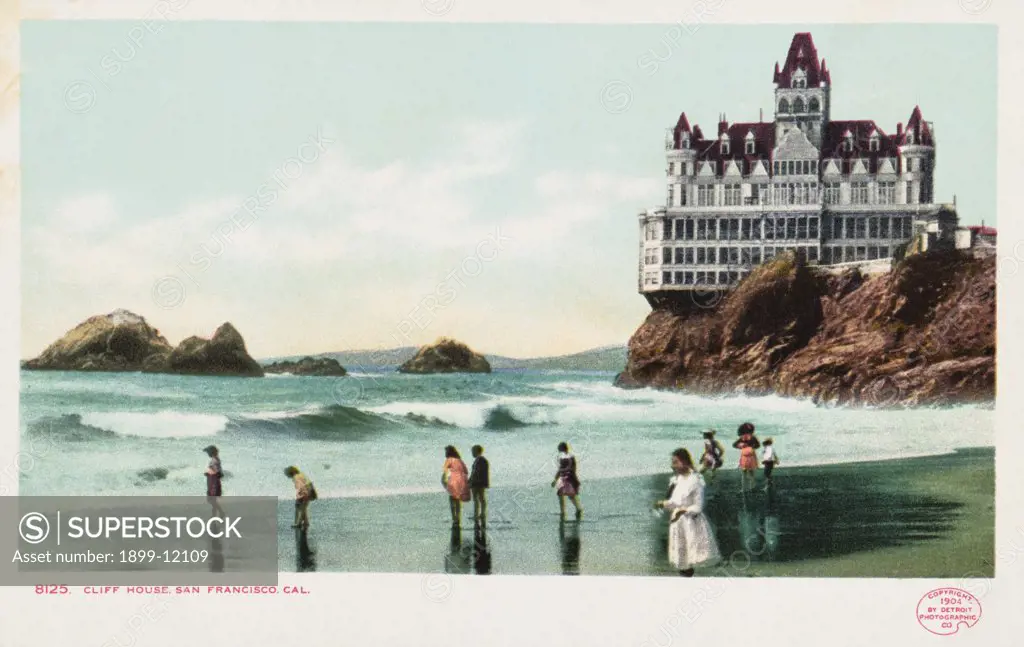 Cliff House, San Francisco, Cal. Postcard. 1904, Cliff House, San Francisco, Cal. Postcard 