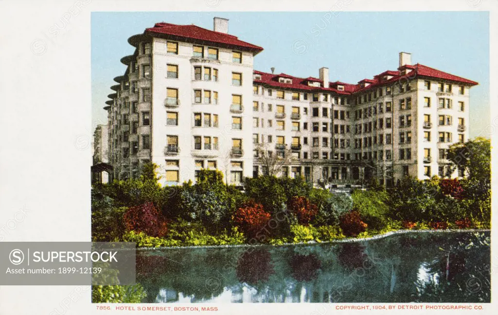 Hotel Somerset, Boston, Mass Postcard. 1904, Hotel Somerset, Boston, Mass Postcard 
