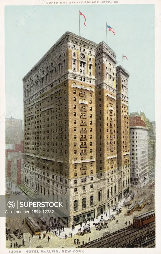 Hotel McAlpin, New York Postcard. ca. 1905-1939, Hotel McAlpin, New York Postcard 