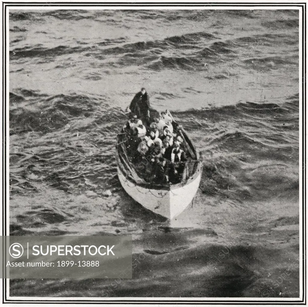 Titanic Survivors. How the Titanic Survivors Were Picked up by the Carpathia. Photograph taken by Mr J W Barker of a lifeboat containing passengers from the Titanic, as it approaches the Carpathia. Carpathia was sailing from New York City to Rijeka on the night of Sunday, 14 April 1912. The captain, Arthur Henry Rostron, was asleep in his cabin when wireless operator Harold Cottam burst in and told him of Titanic's distress signal. Captain Rostron immediately set course to the liner's last known