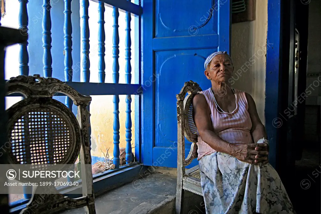 Cuban woman. Trinidad. Cuba island. West Indies. Central America