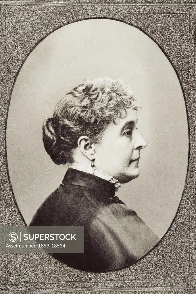 Caroline Lavinia Scott Harrison known as Carrie 1832 to 1892 first wife of Benjamin Harrison VI 23rd President of the United States