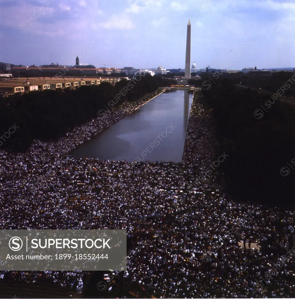 During the March on Washington 8/28/63